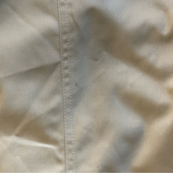 Vintage 80s Tan and black wrap trench coat.  (Small) - Picture 14 of 15